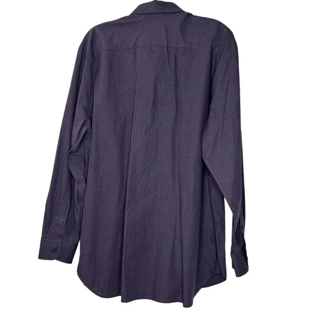 Billy Reid 100% Cotton Button Shirt (Size XXL) Long Sleeve Plaid Standard Fit - Picture 5 of 9